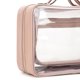 thumbnail image 3 of Bolso de tocador Bolso de almacenamiento de cosméticos para damas Caja de soporte de cosméticos de PVC para viajar (Rosa L), 3 of 8
