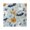 Gold, variant on Square Wall Clock Silent Non-Ticking Battery Operated Retro 7.78" Clock for Bedroom Living Room Decor Cute Halloween-themed Clipart