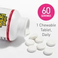 thumbnail image 5 of Natural Factors Easy Iron Chewable, Gentle Supplement for Energy and Metabolism Support, Vegan, Tropical Fruit Flavor, 60 tablets, 5 of 8