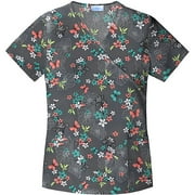 Dainty Garden Mock Wrap Top