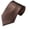 Coffee, variant on Kiplyki Men閳ユΞ Fashion Slim Satin Tie In Solid Colour In Various Colours