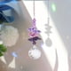thumbnail image 2 of Crystal Windchimes Interior Corogadas Viento Al Aire Libre Del Patio Jardín () Púrpura, 2 of 8
