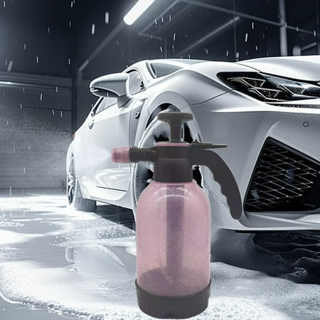 2L Pneumatic Watering Can Multi Purpose High Pressure Spray Bottle for Car Wash and Plant Care Adjustable Nozzle Foam Sprayer for Cleaning Gardening and Household Use