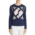 thumbnail image 2 of Finity Womens Geometric Scuba Sweater, Multicoloured, 10, 2 of 2