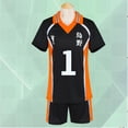 thumbnail image 1 of Disfraz de Anime Haikyuu, Karasuno, voleibol escolar, Club Shyouyou Kageyama Tobio, ropa deportiva, camisetas, uniforme, 1 of 3