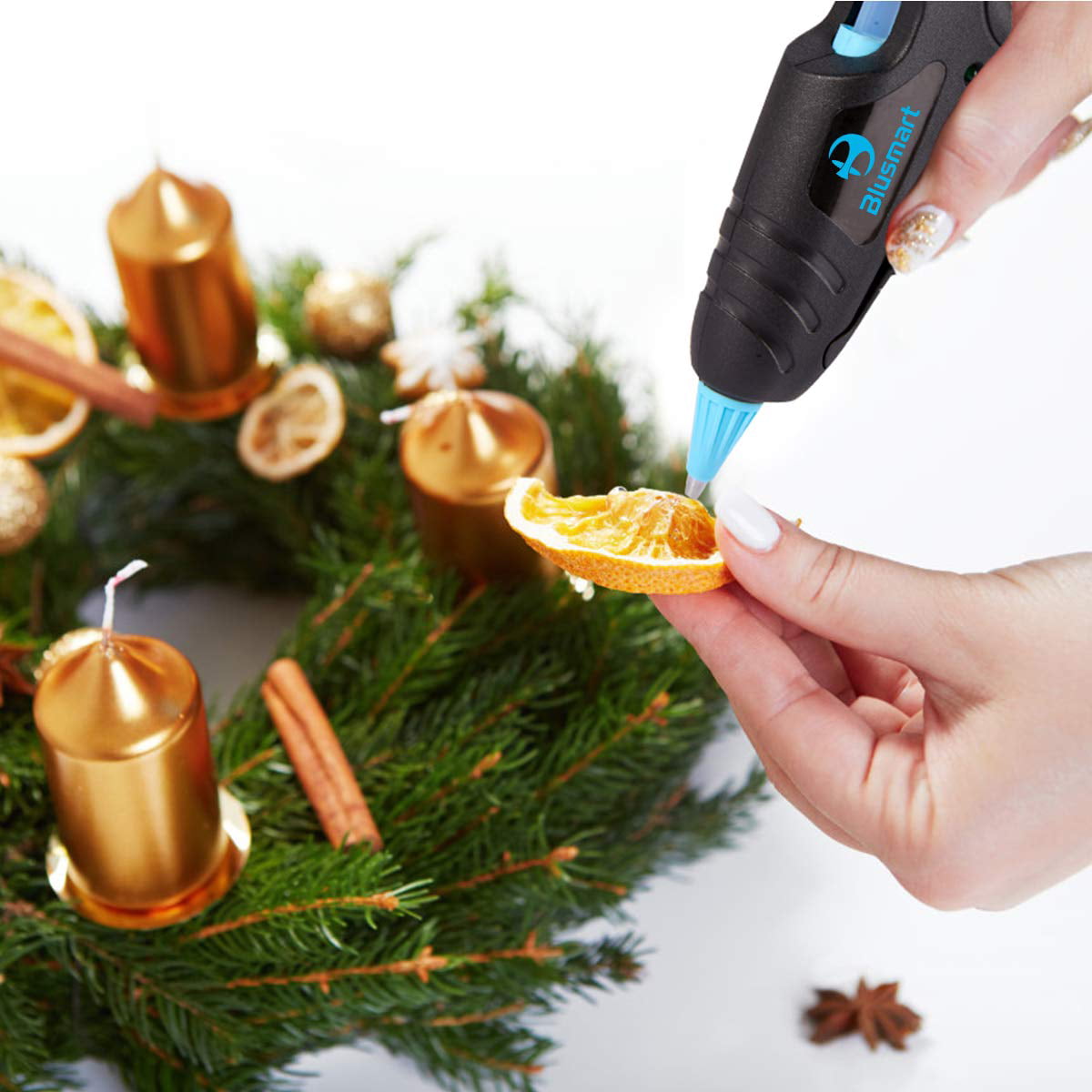Blusmart 20W Mini Hot Glue Gun Fast Heating for DIY Craft Home Quick Repairs 
