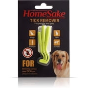 Home Sake Tick Removal Tool for Dogs, Cats and Humans | Ultra-Safe Tick Remover | Removes Entire Head & Body | Pain-Free Ticks Remover | 100% Chemical-Free Tick Control Products | 2 Packs of 3
