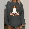 thumbnail image 4 of ICHUANYI Clearance Women's Casual Round-Neck Print Long Sleeve Pullover Blouse T-shirt Tops ICHUANYI "ICHUANYI", 4 of 5