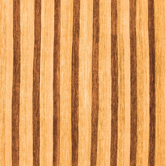 Ahgly Company Indoor Square Solid Orange Modern Area Rugs, 5' Square