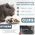 thumbnail image 6 of 4 Round Colors Cat Bowls Kitten Bowls For Wet And Dry Food For Kittens,Puppy And Short-legged Cats, 6 of 8