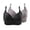 Gray, variant on Pejock 2PCs Womens Plus Size Bra Double Support Wireless Bra with Adjustable Straps Full-Coverage Bras