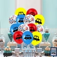 thumbnail image 6 of Raindrops Carnival Theme Party Decorations Multicoloured Balloons Latex 13pcs Indoor and Outdoor, 6 of 8