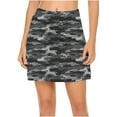 thumbnail image 3 of Women's Tennis Skirt Camouflage Pleated Skirts Golf Skorts for Woman High Waisted Lightweight Athletic with Shorts Pockets, 3 of 7