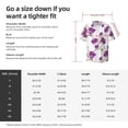 thumbnail image 7 of Wukai Orchids Flowers Men's Casual Short-Sleeve Button Down Shirt - Lightweight Summer Dress Shirt for Daily Wear-Small, 7 of 7