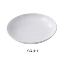 Yanco CO-411 Coupe Pattern 11 x 2.5 in. Salad Bowl, White Color - 36 oz - Melamine - Pack of 12
