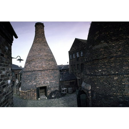 - Kiln for Firing Ceramics, Gladstone Pottery (18th Century), Longton, England, United Kingdom Print Wall Art