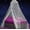 White - Stars, variant on Purple Canopy for Girls Bed with Pre-Glued Glow in The Dark Stars - Princess Mosquito Net Room Decor - Kids & Baby Bedroom Tent with Galaxy Lights - 1 Opening Canopy Bed & Hanging Kit Included