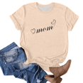 thumbnail image 4 of Fiudx Camisetas para Mujer Camiseta Casual de Manga Corta con Cuello Redondo y Estampado de Letras para Mujer, 4 of 4
