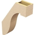 thumbnail image 5 of Ekena Millwork 5"W x 18"D x 24"H Del Monte Rough Cedar Woodgrain TimberThane Knee Brace, Primed, 5 of 6