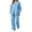 Light Blue, variant on Lmueinov Womens 2 Piece Outfit Set Fleece Sweatsuit Button Down Sweatshirts Cardigan and Straight Leg Sweatpants for Women Lounge Set with Pockets