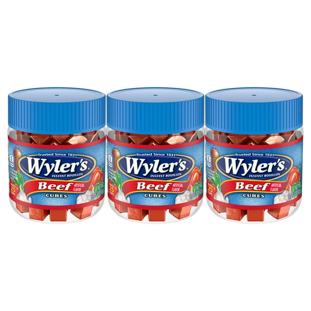 Wyler's Beef Instant Bouillon Cubes, 3.25 oz (3Pack)