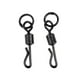 thumbnail image 5 of 10x Swivels Rig Tamaño 11 Aparejos de Pesca de Baja Matt Black, 5 of 6