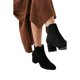 thumbnail image 3 of Dorothy Perkins - Botas a los Tobillos Alice Tacones Cuadrado para Mujer (Negro Natural), 3 of 3