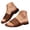 Brown, variant on Slip on Summer Slide Shes Low Heel Leather Slippers Outdoor Casual Walking Sandals Ladies Flat Slide Shoes for Travel Size 7 Black