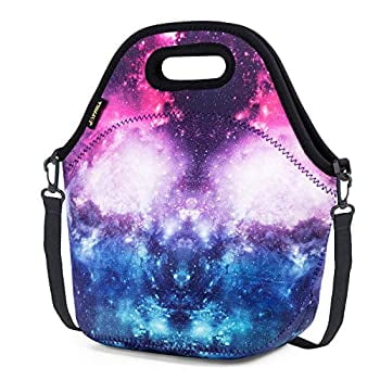 lunch box cute purple bags teen waterproof walmart neoprene insulated picnic tote sky boys bag travel