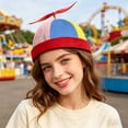 thumbnail image 2 of Yuanlong Unisex Baseball Cap Summer Sun Hat With Detachable Propeller Adjustable Classic Sports Headwear, 2 of 4