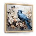 thumbnail image 2 of Designart "Minimalist Avian With White Carnations" Birds Of Paradise Floater Framed Canvas Wall Art, 2 of 5