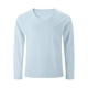 thumbnail image 4 of pstuiky camisas de hombre de manga larga, Camiseta deportiva de manga larga con cuello redondo y bolsillo informal de colores sólidos para hombre camisetas de hombre xl, 4 of 6