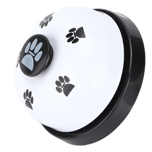 Pet Bell, Dog Buttons For Communication Talking Buttons For Dogs Pet Training Bells Dog Equipment Dog Potty Training Bell For Home Pet Shop Black Base And White Cover