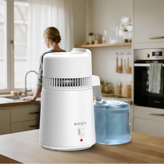 Matladin 1.1 Gallon/4L Water Distiller, 750W Distilled Water Maker Purifier with BPA-Free Container & Stainless Steel Interior