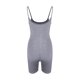 thumbnail image 3 of Pantalones siameses Gibobby Mono de cintura alta ajustado sexy color sólido con cuello halter para mujer Gris S, 3 of 4