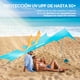 thumbnail image 4 of Toldo para Playa Portatil Hikeo Carpa Plegable Resistente a Viento, 4 of 8