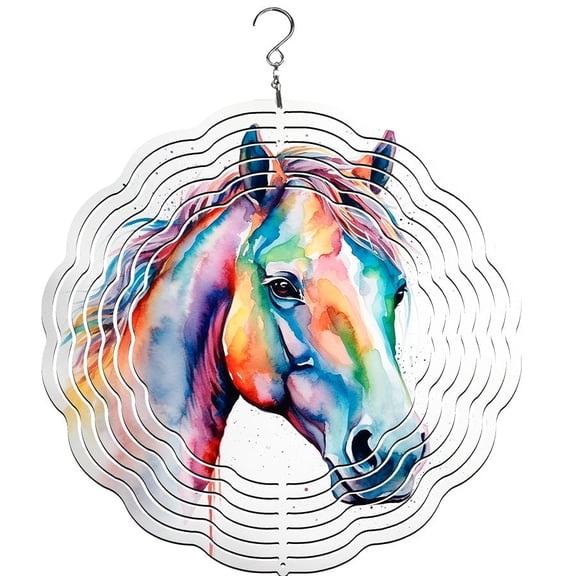 Horse Wind Spinner, Garden Décor, Yard Décor, Porch Decor