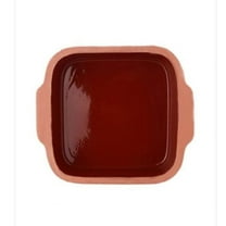 Clay Square Oven Pan Baking Dish Tray Terracotta Bake ware 9 inch