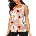thumbnail image 3 of Goofa Daisy and Ladybug Printed Womens Workout Tops for Women Sleeveless Yoga Shirts Athletic Running Tank Tops Sleeveless Gym Clothes Workout Apparel-XX-Large, 3 of 9