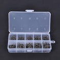 thumbnail image 3 of Cheers 500 Pcs Fish Jig Hooks with Hole Fishing Hook Tackle Box Carbon Steel Fishhook, 3 of 7