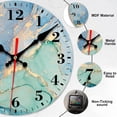 thumbnail image 2 of Wall Clocks Battery Operated, Mid Century Atomic Black Cat Silent Non Ticking Decorative Indoor Outdoor Wall Clocks for Living Room Kitchen Bedroom Bathroom 12", 2 of 6