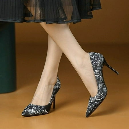 Summer Pointed Toe Shallow Mouth Comfortable Casual Party High Heels Sexy and Elegant New Women s Shoes Chaussure Femme