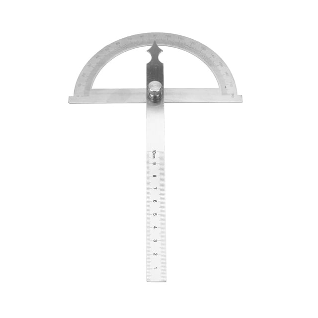 Stainless Steel Angle Finder,0-180 Degree Stainless Steel Goniometer Ruler Protractor Ruler Enhanced Durability