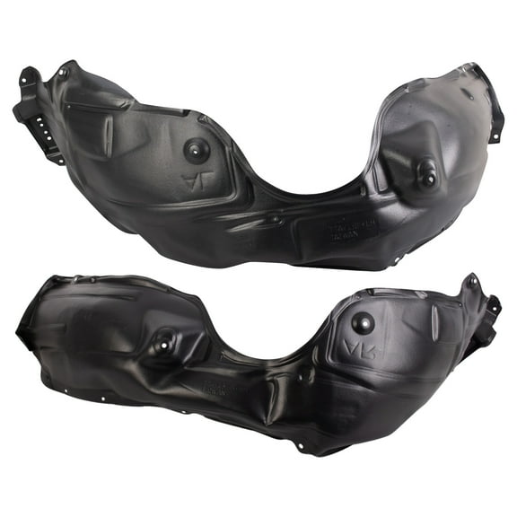 TRQ Front Inner Fender Liner Set Fits Select 2013-2018 Toyota Avalon TO1248177 TO1249177