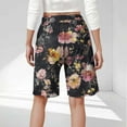 thumbnail image 4 of Otvok Women Home Shorts Printed Casual Elastic Waistband Drawstring and Side Pockets Pants, 4 of 6