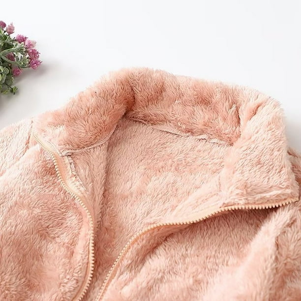Fuzzy fleece zip up hot sale