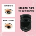 thumbnail image 4 of Japanese-style curling travel eyelash curler, portable, made of ABS, stainless steel, and silicone, 4 of 5