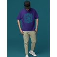 thumbnail image 2 of Skateboarder Crest Graphic Graphic - Men's T-shirt, 2 of 4