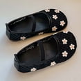 thumbnail image 4 of WZEIIOT Girls Summer Sneakers Breathable Mesh Flower Embroidered Soft Sole Flat Dance Shoes, 4 of 8