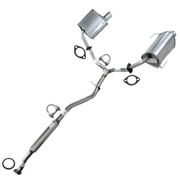 Stainless Steel Resonator Assembly Muffler Exhaust Kit Fits 2008-2009 Subaru Tribeca 3.6L